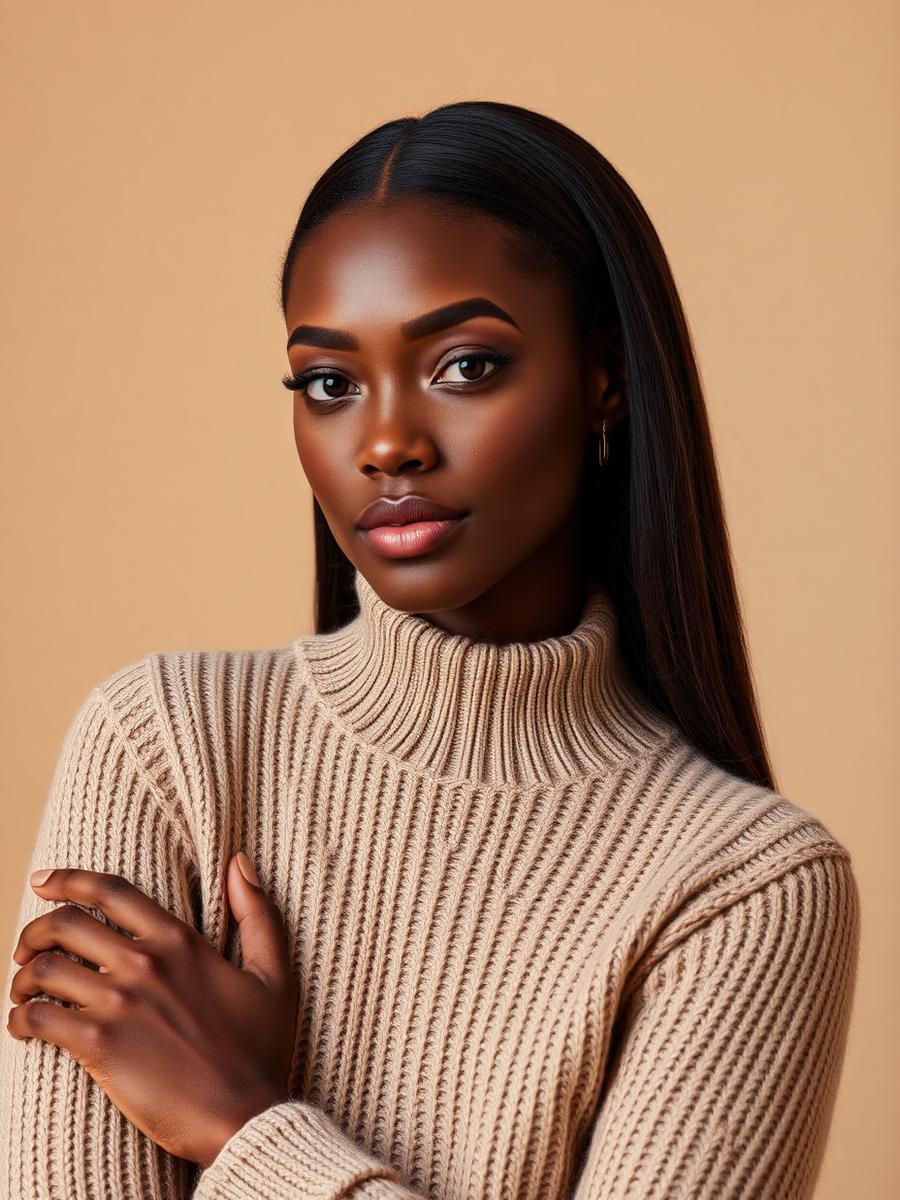 Natural Me styled on model